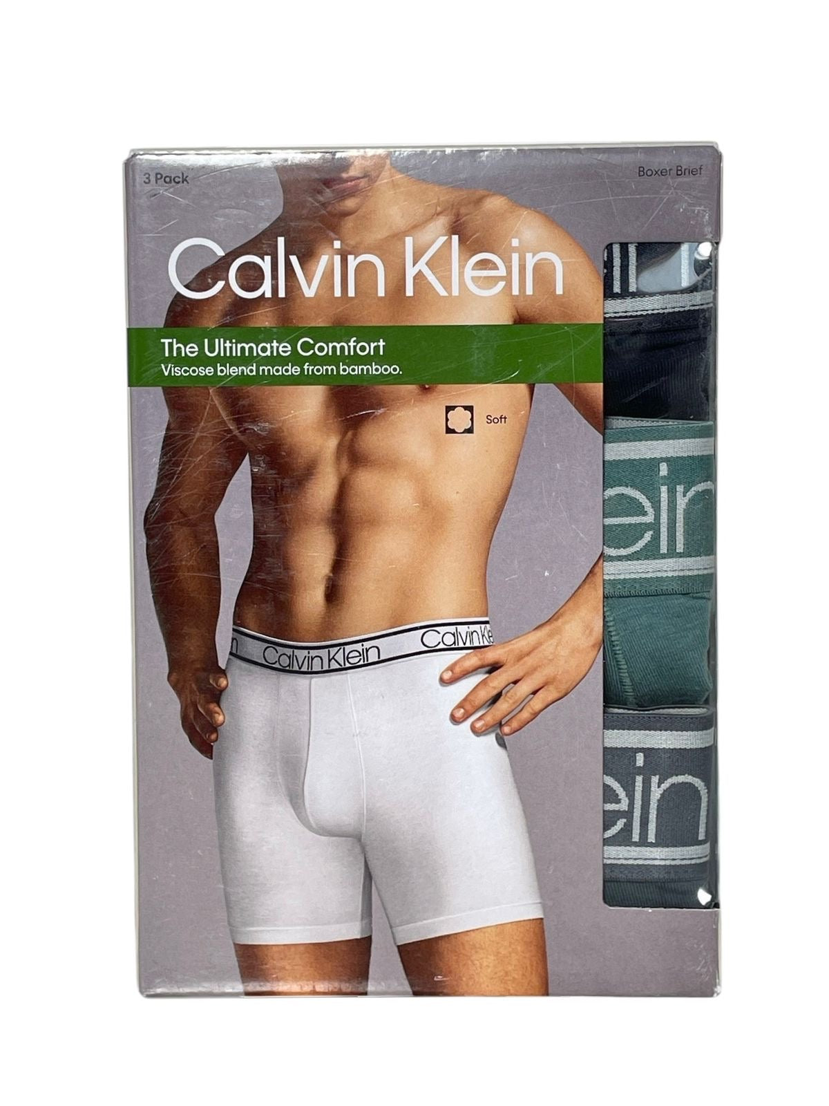 Set de Boxers Calvin Klein The Ultimate Comfort – Mezcla de Viscosa de Bambú (3 Piezas)