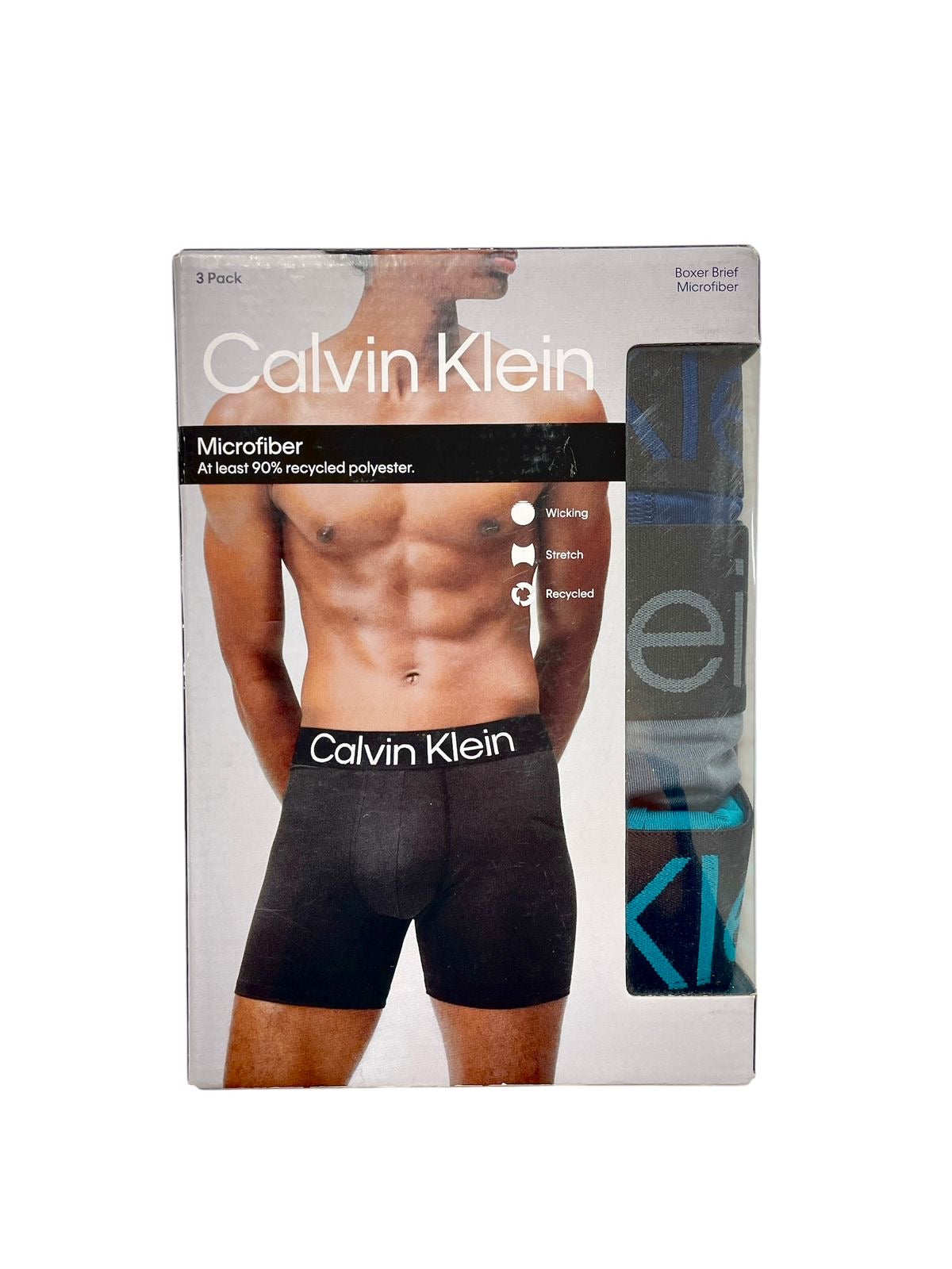 Set de Boxers Calvin Klein para Hombre – Microfibra Premium (3 Piezas)