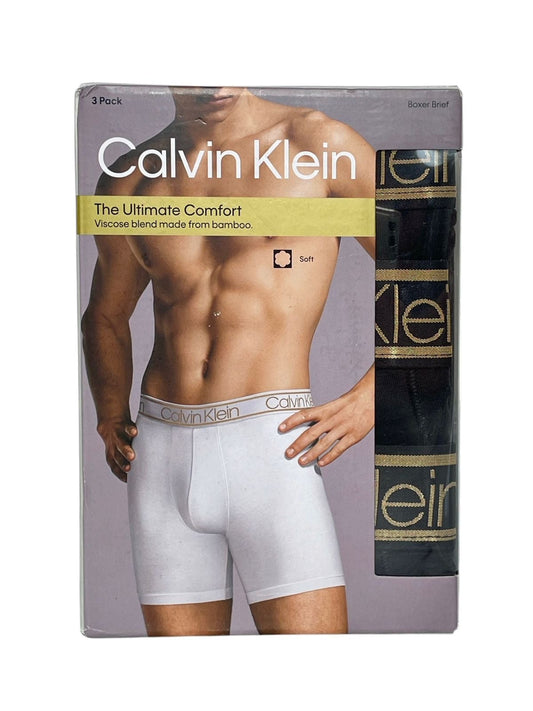 Set de Boxers Calvin Klein The Ultimate Comfort – Mezcla de Viscosa de Bambú (3 Piezas)