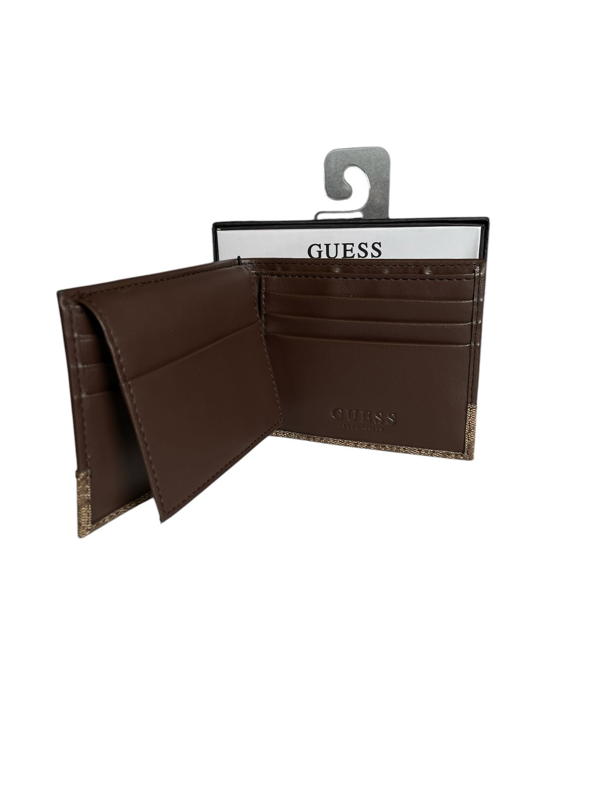 Cartera GUESS Café para Hombre - Estilo y Funcionalidad