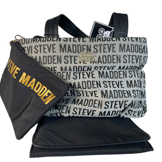 Pañalera Steve Madden Gris