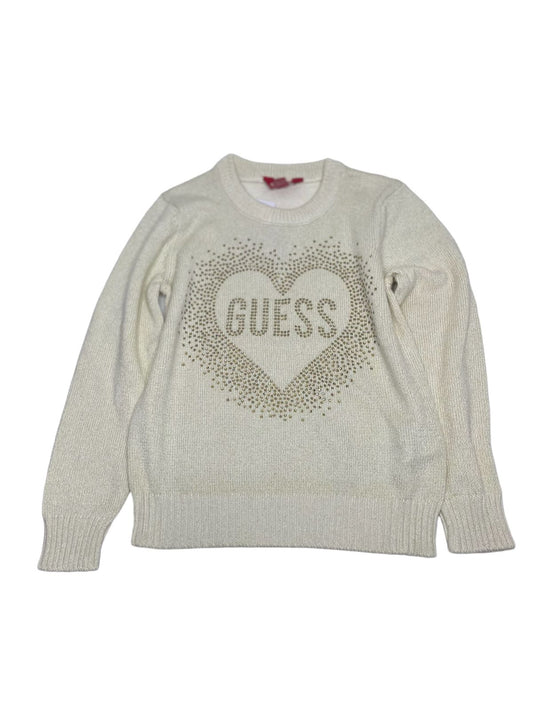 sueter guess blanco niña 7