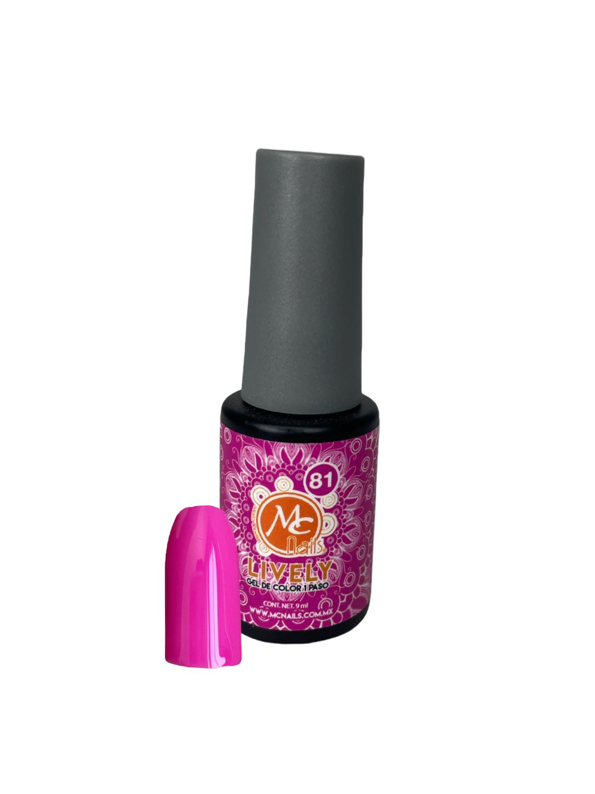 GEL DE COLOR MC NAILS LIVELY